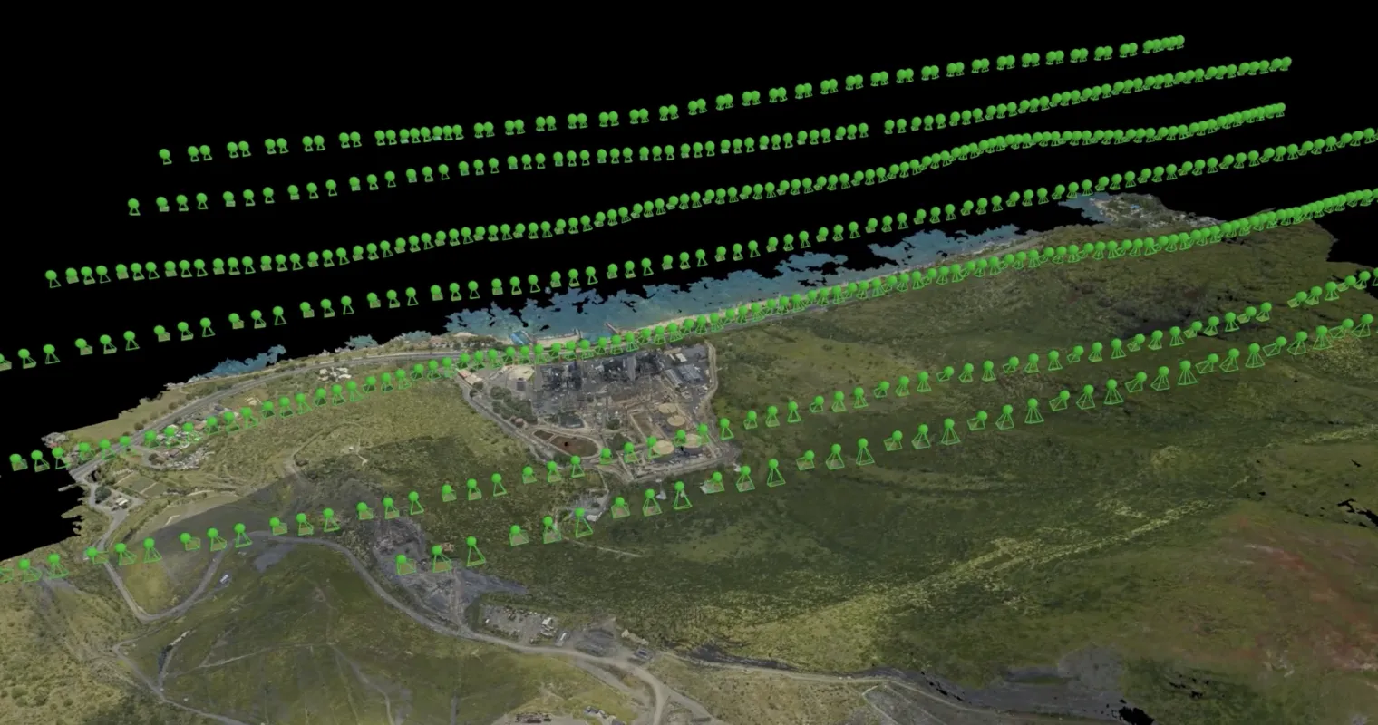 Aerial scan representation